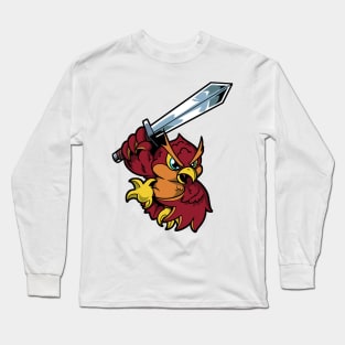 In armor with long sword - owl Long Sleeve T-Shirt